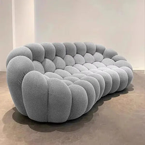 Minimalist Modern Compressed Bubble Sofa - Gray - 240x106x75CM - Compressed Sofa