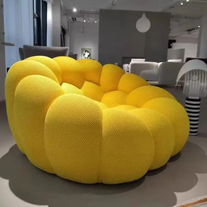 Minimalist Modern Compressed Bubble Sofa - Yellow - 120x114x65CM - Compressed Sofa