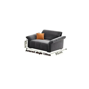 Minimalist Modular Velvet Sectional Compressed Sofa - 120 x 95 x 40 cm - Compressed Sofa