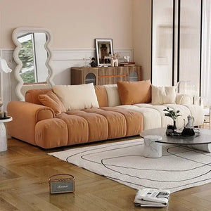 Minimalist Sectional Modular Compressed Sofa - Compressed Sofa