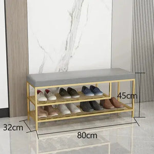 Modern 3 Tier Bamboo Shoe Rack - Shoe Rack