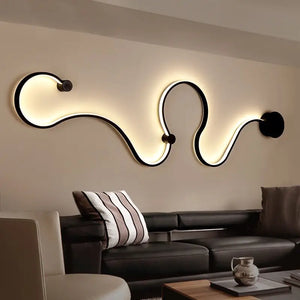 Modern Black & White RGB LED Wall Lamps - Lamps