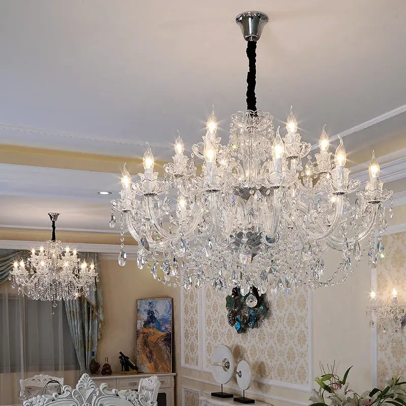 Modern Clear Crystal Chandelier Lamp - Chandelier