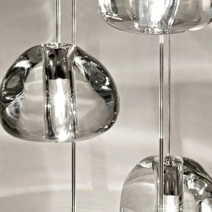 Modern Crystal Chandelier LED Long Pendant - Lamps