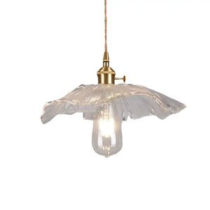 Modern Glass LED Pendant Switch Hanging Lamp - Clear - 28 x 13 x 150 cm / Not Inlcude Bulb - Ceiling Lamp
