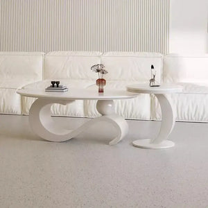 Modern Italian Style Round Nordic Coffee Table - Multifunctional coffee table