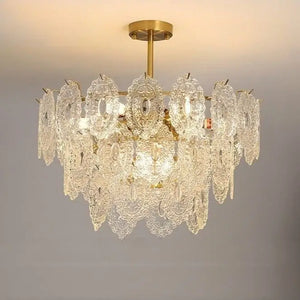 Modern K9 Crystal Round Shape Chandelier Lamp - Diameter 60cm / Warm Whie - Chandelier