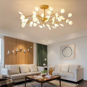 Modern LED Chandelier Light Tree Branch Firefly - Lamps