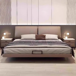 Modern Levitation Double Side Table Bed Frame - Bedroom