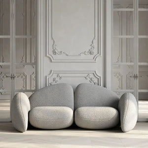 Modern Luxury Sofa Wabi Inspired Unique Shape Creative - Grey / Siz - Sofa