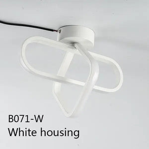 Modern Minimalist Abstrac Ceiling Lamp - White Housing 1 / Warm White - Lamps