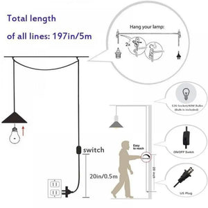 Modern Painted Grey Pendant Light - Pendant Lamp