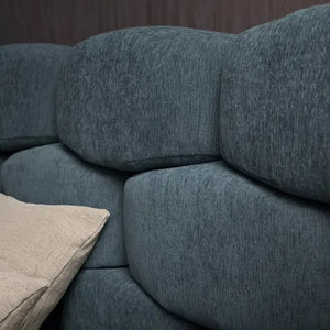 Modern Soft High Backrest Upholstered Double Bed Frames - Home