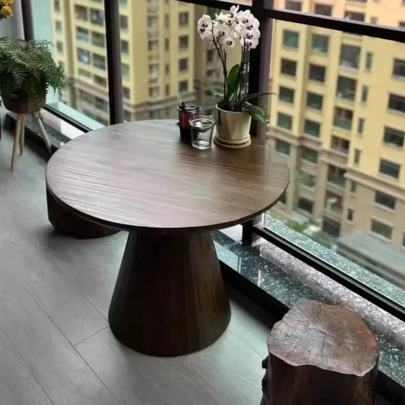 Modern Wood Coffee Table - Multifunctional coffee table