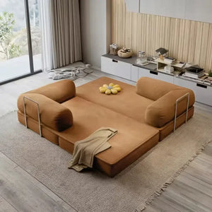Modular Compression Corduroy Sleeper Sofa Bed - Compressed Sofa