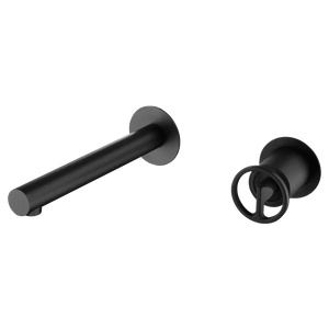 Matte Black Built-in Sink Mixer Faucet, main product view