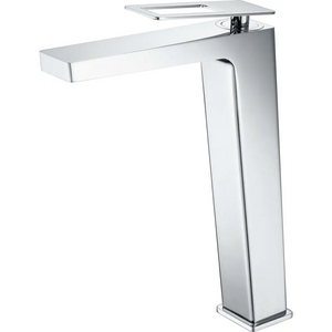 Chrome Tall Sink Mixer Single Lever Modern Faucet, main product view