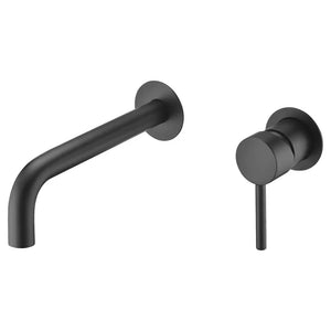 Matte Black Single Handle Bathroom Sink Faucet, main product view
