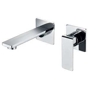 Fiji Chrome Sink Mixer Faucet Built-In Design, main product view