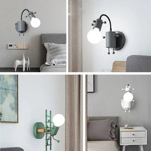 Nordic Cartoon Style Modern LED Wall Lamp - Wall Lamp