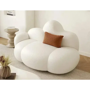 Nordic Cloud Shaped Compressed Modern Sofa - PU Leather - 2 Seat - Compressed Sofa
