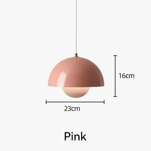 Nordic Flower Semicircular Hanging Pendant Lamp - Ceiling Lamp