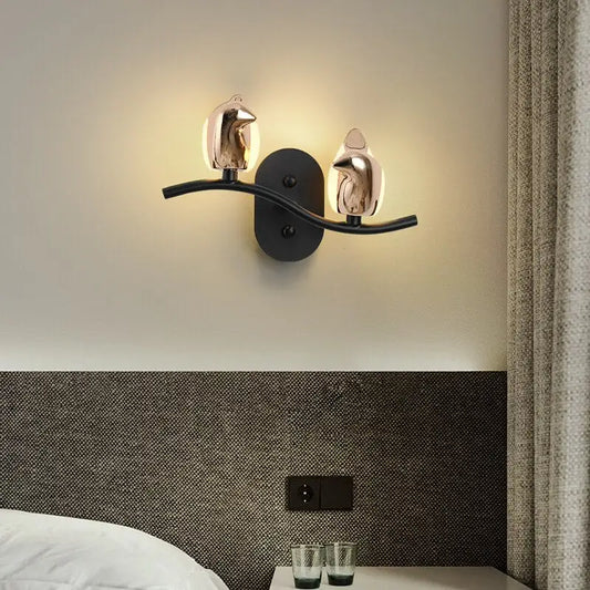 Nordic Modern Bird Chandelier - 2 Wall Lights / Warm Light - Lamps