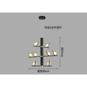Nordic Modern Bird Chandelier - Lamps