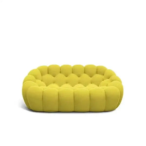 Nordic Modern Compressed Bubble 3 Seater Single Sofa - Yellow - 190x106x75CM - Compressed Sofa