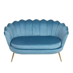 Nordic Modern Velvet Sofa Set for Beauty Salons - Green / 2 seats - Sofa