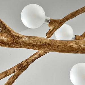 Nordic Retro LED Chandelier Tree Branch - Lamps