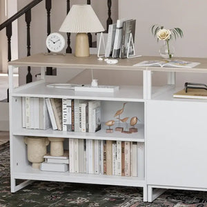 Open Storage Executive Standing Desk Cabinet - Cabinet