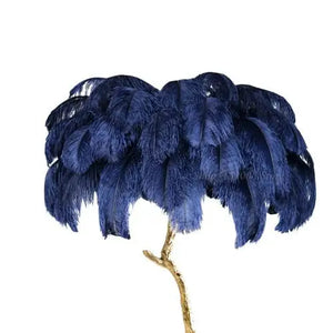 Ostrich Feather Standing Lamp 80cm Modern Home Lighting - view 7