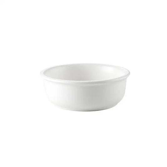 Pet Feeding Bowl With Wood Stand - White / 600ml - Feeding Bowl