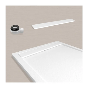 Large Shower Tray Slate Texture - Bathroom