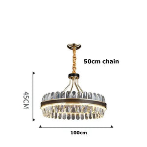 Postmodern Oval LED Chandelier Contemporary Lighting - view 9