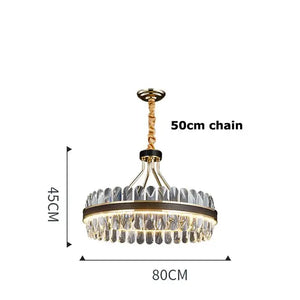 Postmodern Oval LED Chandelier Contemporary Lighting - view 8