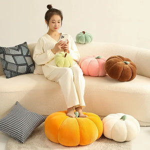 Pumpkin Throw Pillow Cotton Multiple Colors and Sizes - view 19