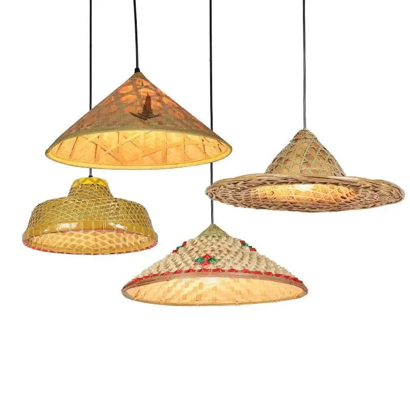 Rattan Straw Multi Style Pendant Lamp - Ceiling Lamp