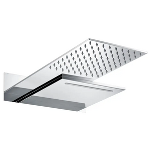 2-Way Waterfall Shower Head Chrome Finish by IMEX RPS490, main product view