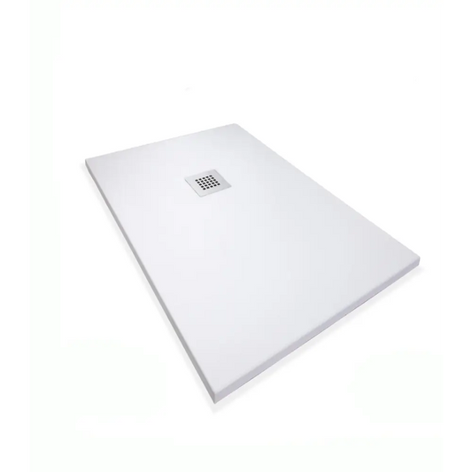 Rota Shower Tray Slate Texture - White / 70X80 - Bathroom Accessory