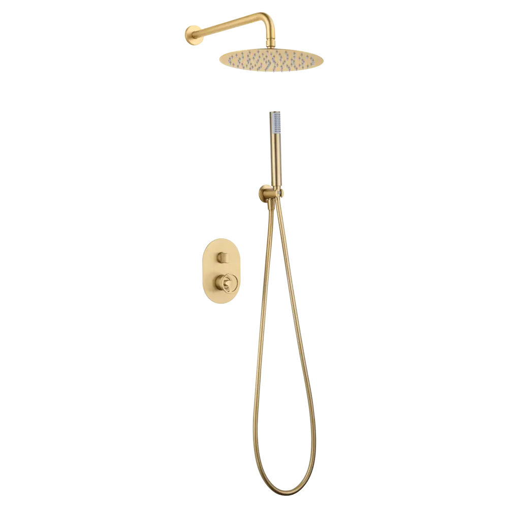Set Shower Single-Handle Concealed Olimpo Brushed | IMEX - Shower Set