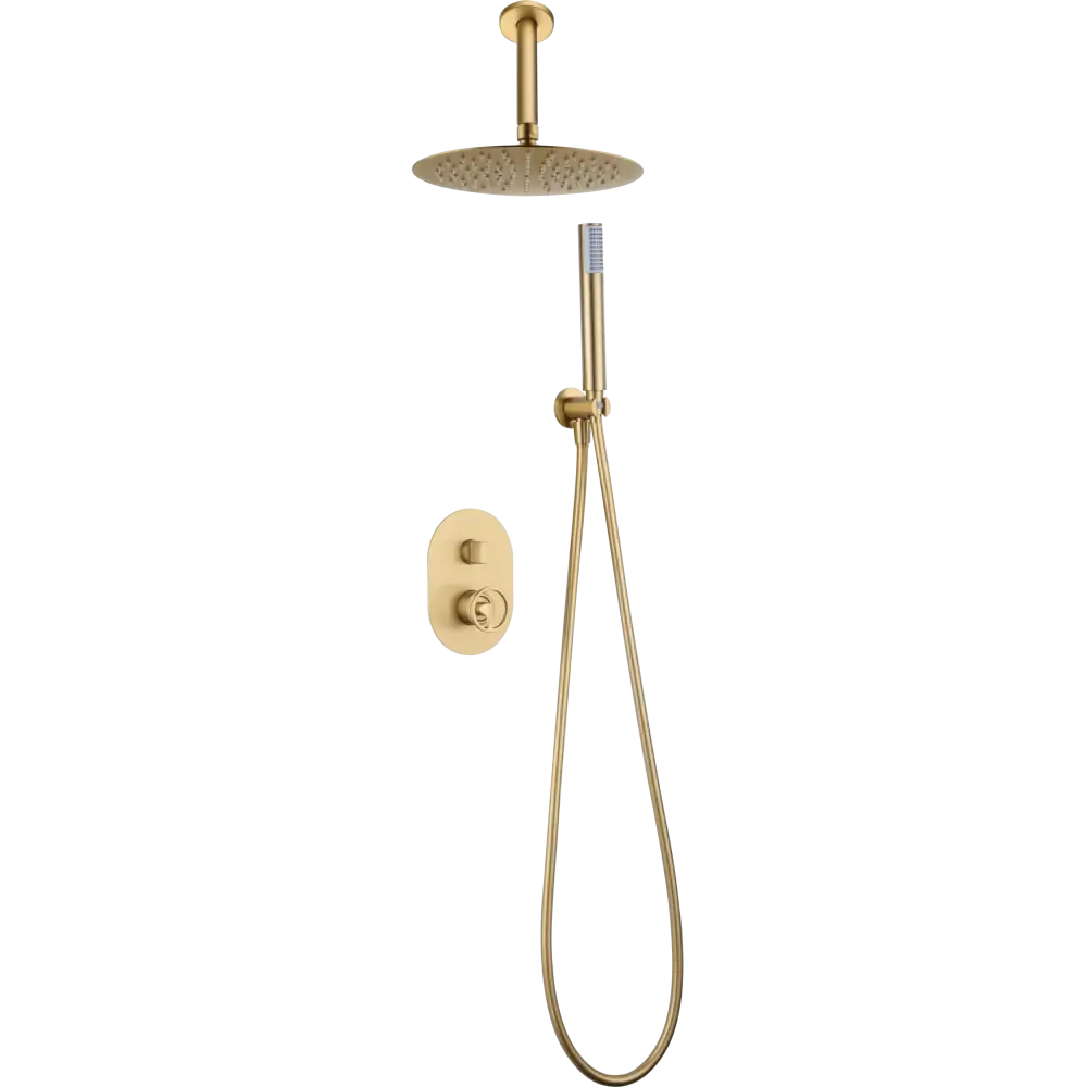 Set Shower Single-Handle Concealed Vesubio Brushed | IMEX - Shower Set