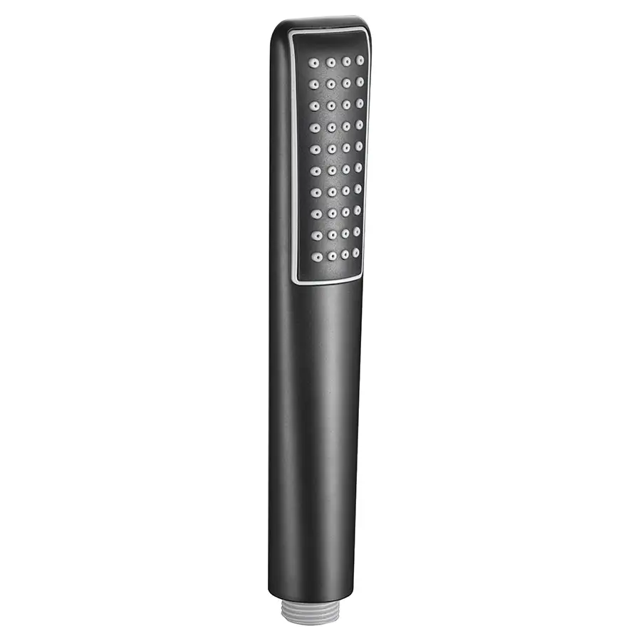 Mango De Ducha Génova Negro Mate - Shower Set