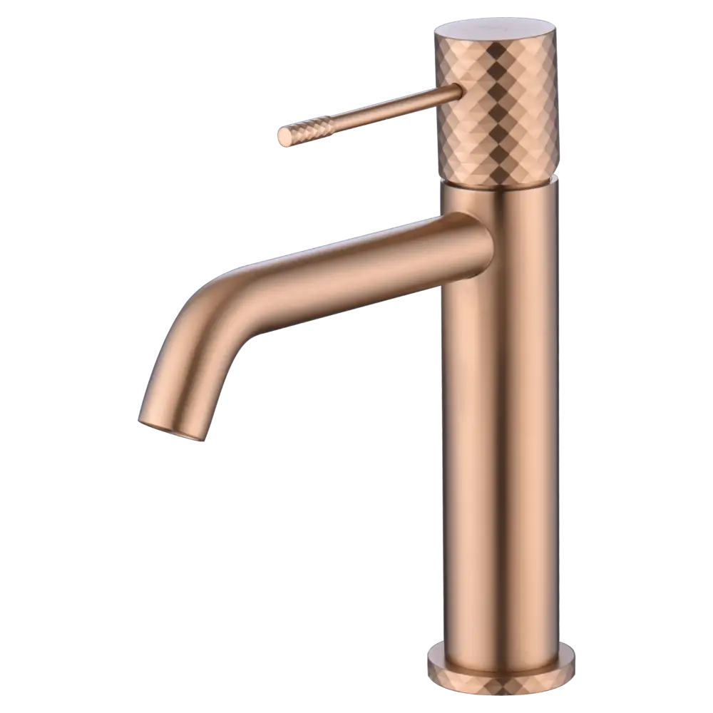 Single-Handle Basin Genoa Brushed Rose Gold | IMEX - Faucet
