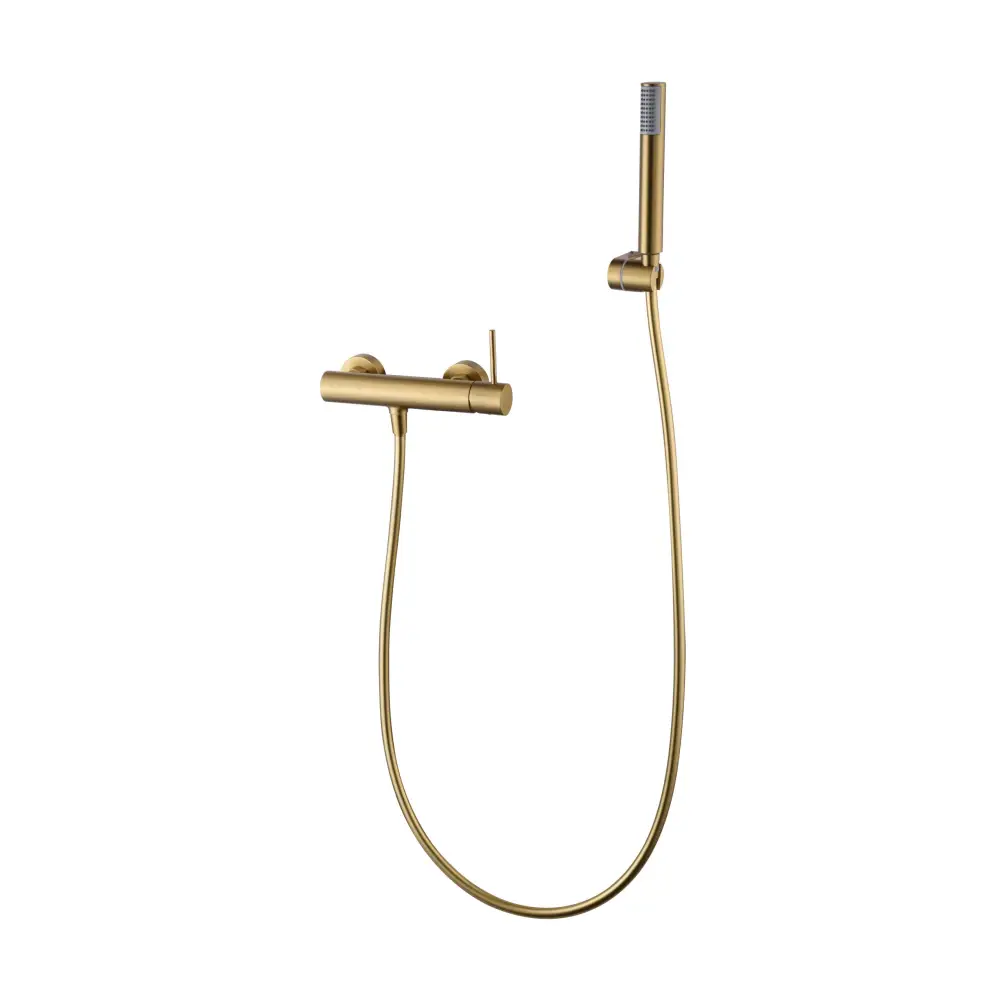 Single-Handle Kit Shower Monza Brushed Gold | IMEX - Shower Set