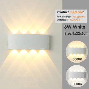 LED Modern Up Down Wall Mount Light Lamp - Lamps