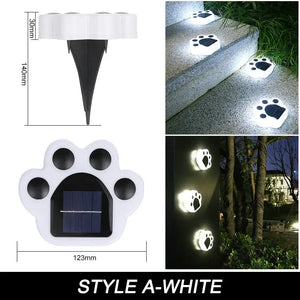 Solar Led Outdoor Waterproof Solar Animals Path Lamp - Style-A-White / 1pc - Wall Lamp
