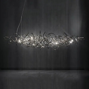 Stainless Steel Modern Luxury LED Ceiling Chandelier - Lamps