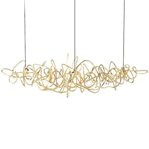 Stainless Steel Modern Luxury LED Ceiling Chandelier - Lamps